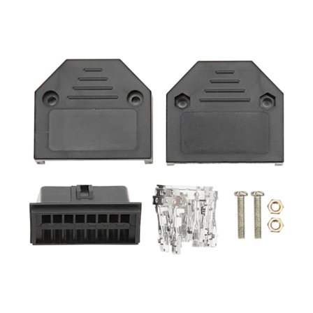 16-pin universell OBD2-plugg hannkontakt OBD-koblingsadaptersett bil diagnostisk skanneverktøy