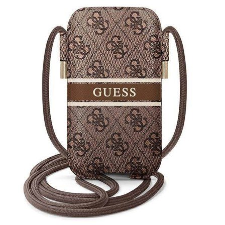 Guess Halsbandsfodral 6.1" Stripe - Brun