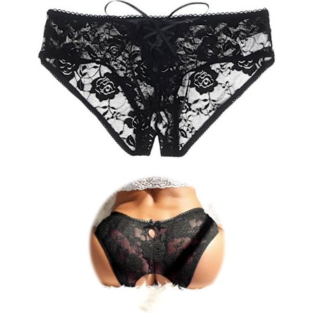 2025 Siste Modell Dame Blonde Boyshorts Skrittløse Sexy Truser Kryssbånd Undertøy Pluss Størrelse Hipster Truser S-3XL Svart