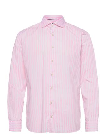 Men's Shirt: Soft Business Lightweight Twill Pink Eton