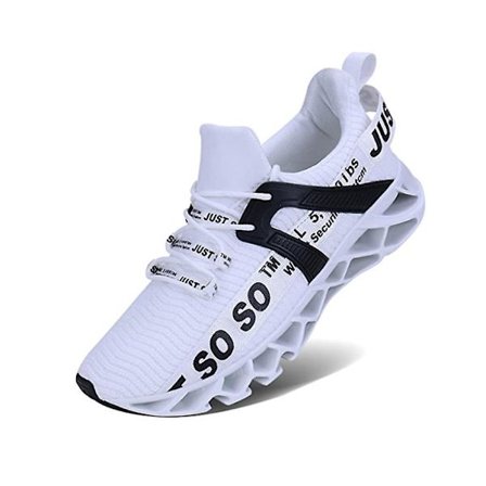 Löparskor med andningsförmåga Blade Slip on Sneakers Herr Vit Storlek 42