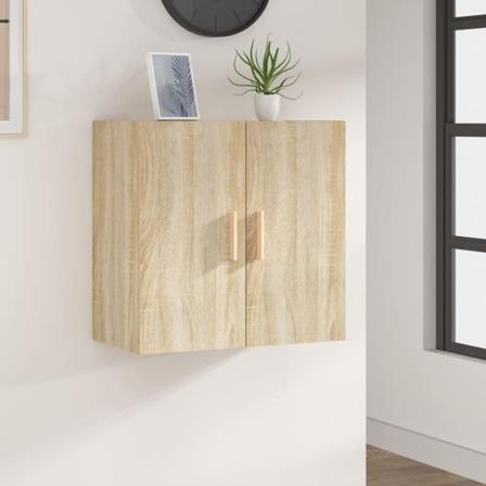 Vidaxl Väggskåp Sonoma-ek 60x30x60 Cm Konstruerat Trä Brun