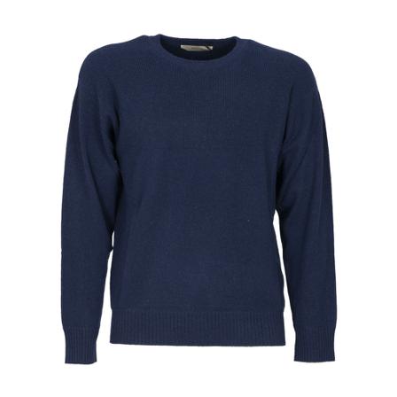 Z Zegna, Round-neck Knitwear Blauw, Heren, Maat:M