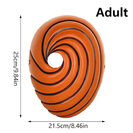 Naruto Blast Xiaobo maske cosplay kostyme gul yellow m