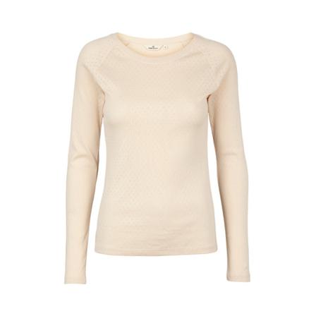 Basic Apparel Arense LS Tee Gots Hvid, Dame Langærmet, Størrelse: 2XL