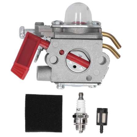 Forgassersats Tennpluggsett Passer for Homelite UT-20760 UT-20763 K100 Hageutstyr