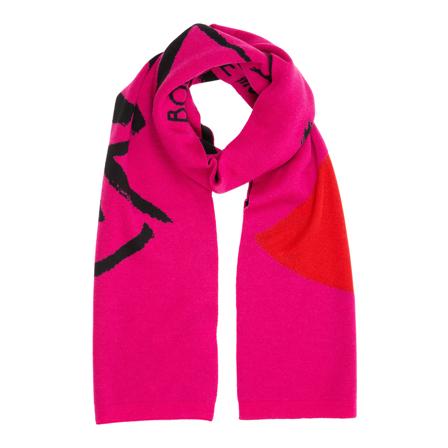 Boutique Moschino Wool scarf , Roze , Dames , Maat: ONE Size