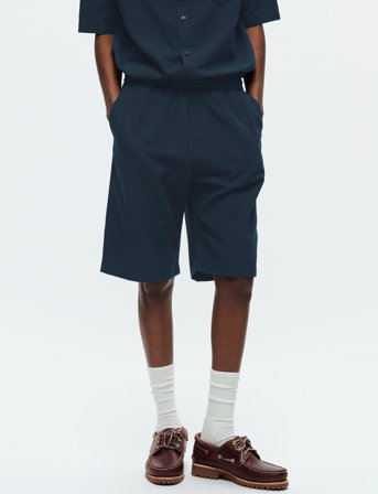 WOOD WOOD Wwenoch Short - Navy - M