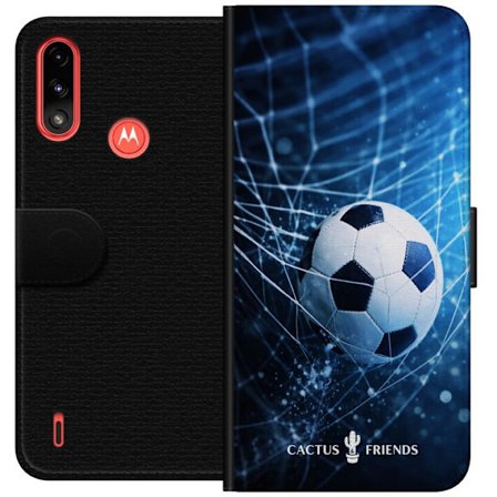 Kompatibelt Lommeboketui til Motorola Motorola Moto E7 Power Cactus and Friends – GoalRush