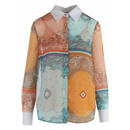 Twinset Shirt blå, Dam, Dam, Storlek: S