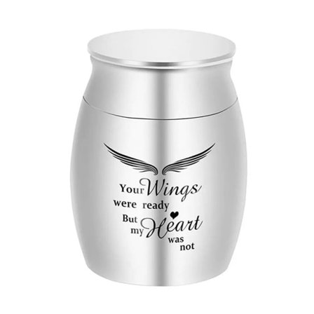 Husdyr Aske Lille Kremeringsurne Mini Minnesmärke Urna for Husdyr Minnesmärke Urna i Rustfrit Stål Minnesmärke Urna Hund Kat Urna