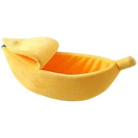 Luova Banaani Muotoinen Koiran Pesä, Lämmin Kissapesä, Koiran Sänky, Kissakori, Koiran Kori