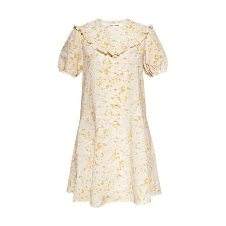 Samsøe Samsøe ‘Jytta’ Klänning vit, Dam, Dam, Storlek: XS