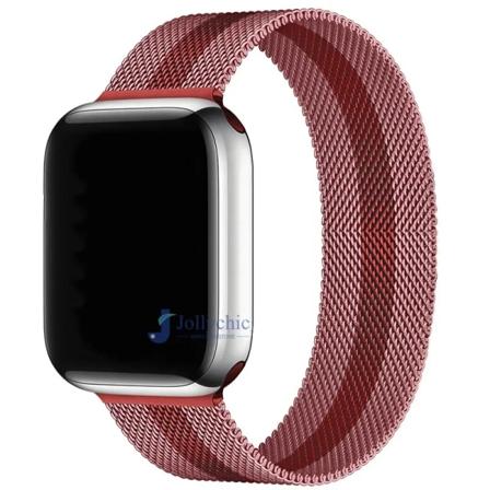 Magnetisk slingrem för Apple Watch Band 44mm 45mm 40mm 41mm 42mm 38mm armband correa iWatch series se 9 7 3 5 6 8 Ultra 2 49mm PR 38mm 40mm 41mm