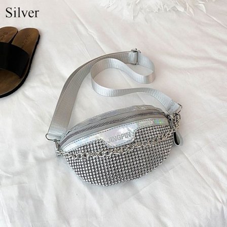 Vyötäröpakkaus Rintalaukku SILVER