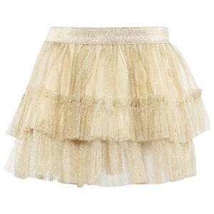 Kids - MarMar Copenhagen Gold Glitter Tulle Skirt 6 Years/116 cm - Skirts - 6 years - Gold - Mädchen