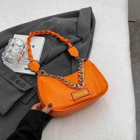 Fritids skuldertaske Crossbody taske ORANGE