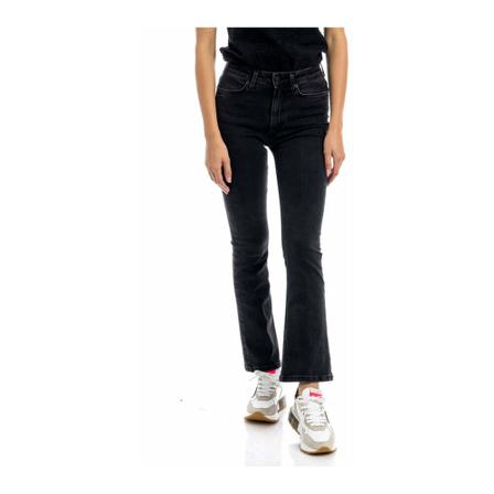 Dondup, Flared Jeans Zwart, Dames, Maat:W26