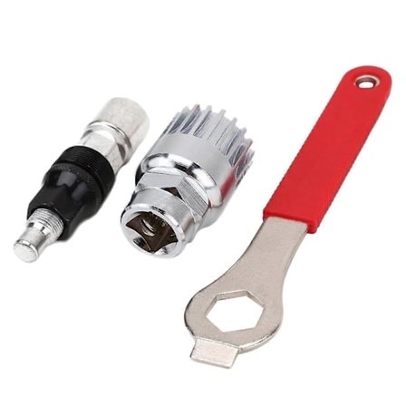 1Sæt Bærbar Kranksvingaftrækker til Cykel Kranksæt Fjernelse, Letvægts Kædekransaftrækkerværktøj til Udendørs Cykelreparationer (FMY)