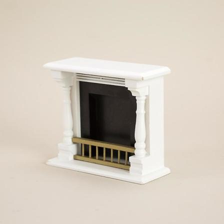 Miniatyyri Talo Puinen Takka Nukkekodin Mini Takka Malli Miniatyyri Huonekalu Malli Valkoinen 10.5x4x9cm White 10.5x4x9cm