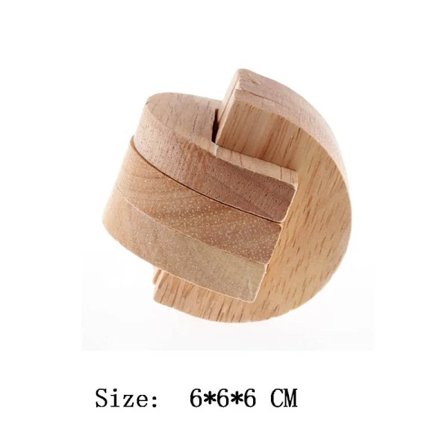 Trä Luban Lås Upplåsning Sammanflätat Pussel Rompecabezas IQ Test Hjärngympa Spel För Vuxna Och Barn Pedagogiska Leksaker