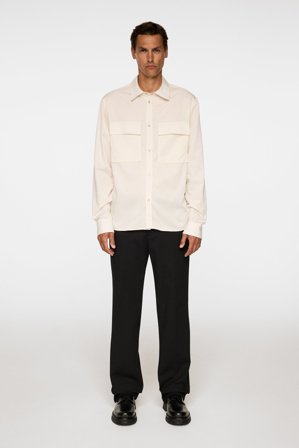 J.Lindeberg - Finnigan Tencel Twill Shirt - Fashion - White - Men - XXL