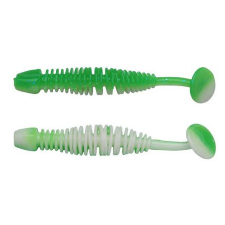 Berkley Powerbait Power Leech 60mm - Spring Green/White