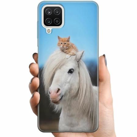 Samsung Galaxy A12 Tpu Mobilskal Häst & Katt