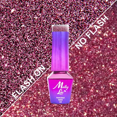 Mollylac - Gel polish - Blinkende lys - 560 5ml