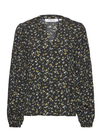 Mschbellaris Jalina Top Aop Black MSCH Copenhagen