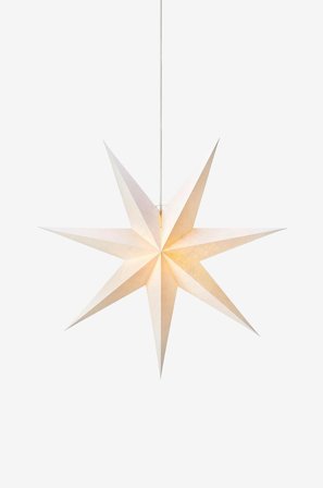 Markslöjd - Pendel stjärna Livia 1L 75cm - Vit - Adventsstjärnor - Från Homeroom