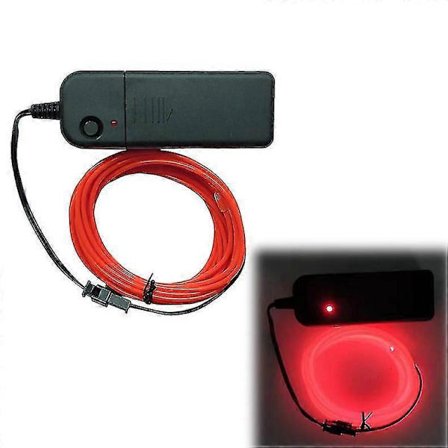 5m Bil Interiör Tillbehör Atmosfär Lampa El Kallt Ljus Linje Dekorativ Instrumentbräda Konsol Led Ambient Ljus