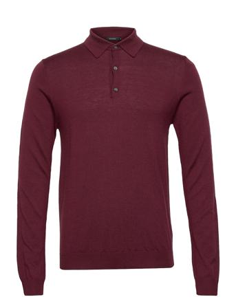 Maklint Polos Long-sleeved Röd Matinique