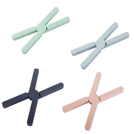 4 stk. Sammenklappelige Varmeisolerende Bordbrikker Skridsikre Isolerede Skåleunderlag til Kreativ Te Kaffe Bar Kop Bordunderlag