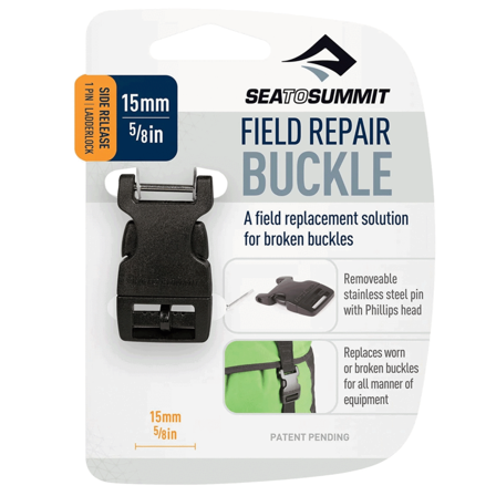 Sea to Summit Buckle 15mm Side Release 2 Pin Black