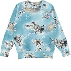 Molo Space Walking Romeo GOTS Sweatshirt 110 cm - Jumpers and knitwear - 110 CM - Blue