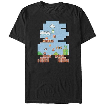 Form på Super Mario T-shirt