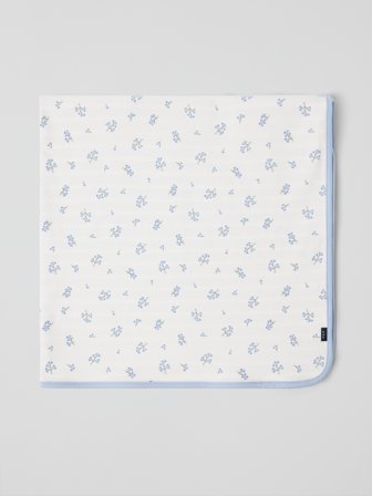 Polarn O. Pyret - Floral blanket - Onesize - Childrenswear - white
