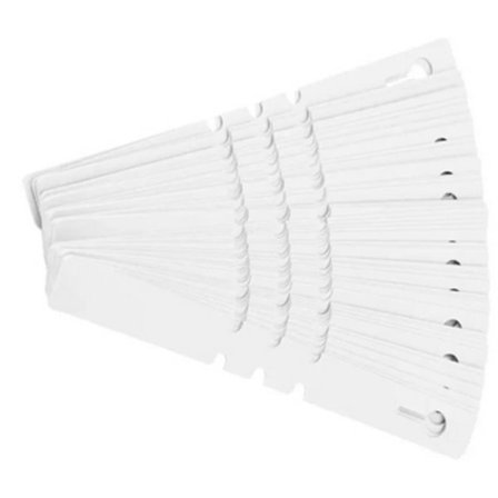 200 stk. plantemærker, havemærker, blomster, plastikring, ærmemærker, vandtætte markører, plastikmærkeplader