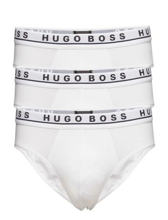 Brief 3P Co/El Underbukser Y-front Briefs Hvid BOSS