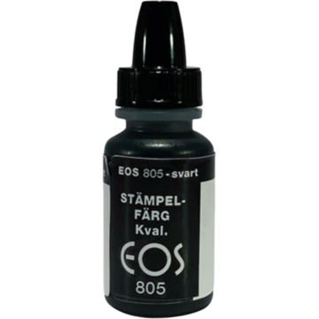Stempelfarge EOS 10ml Svart