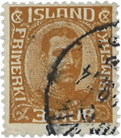 Island 1920 - AFA 84 - Stemplet