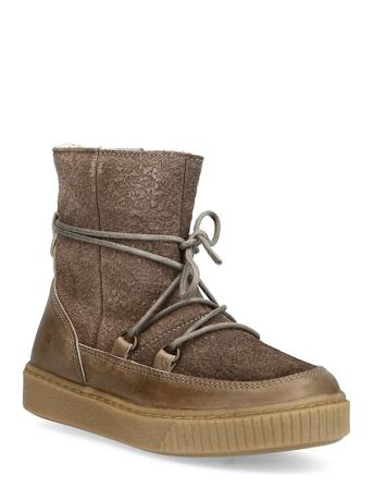 Kaya Lace Tex Bootie Brown Wheat