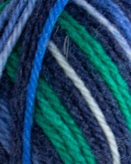 Garn Järbo Raggi Blau meliert