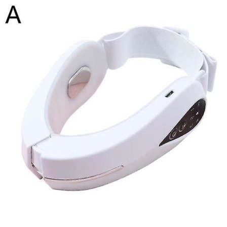 Elektrisk V-formande ansiktsmassageapparat Ansiktslyftningsmaskin Vibrationsbantning Dubbelhakreducerare V-linje Ansiktsbantning