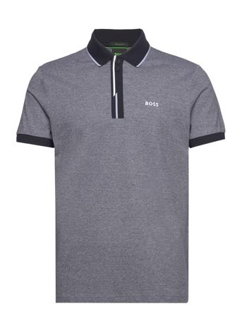 Paddy 3 Polos Short-sleeved Grå BOSS*Betinget Tilbud