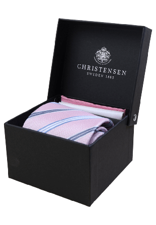 Amanda Christensen Tie & Pocket Square Accessoarer Herr Rosa ONESIZE