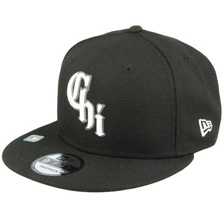 New Era - MLB Svart snapback Caps - Chicago White Sox MLB21 City Connect Off 9FIFTY Black Snapback @ Hatstore