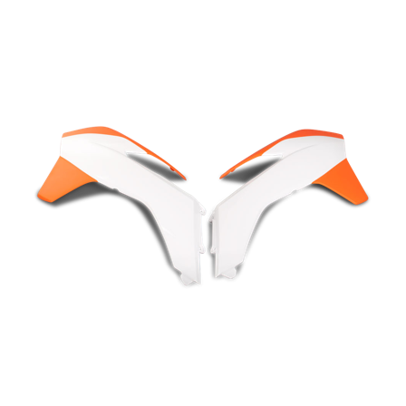 Convogliatori Radiatore Rtech Bianco-Arancio - Husqvarna FE 250 2015-2015