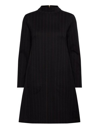 Bernadette Stripe Dress Black Jumperfabriken